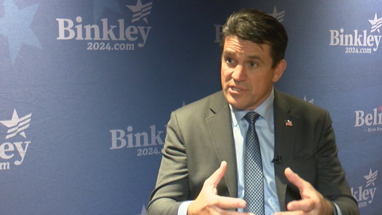 Ryan Binkley is polling around two percent in the most recent Iowa State University poll....